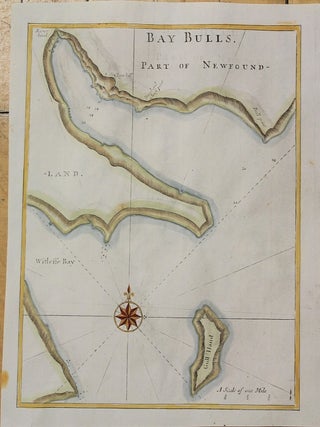 Item #M10726 Bay Bulls. Part of Newfound-Land. John Senex, Edmund Halley, Nathaniel Cutler
