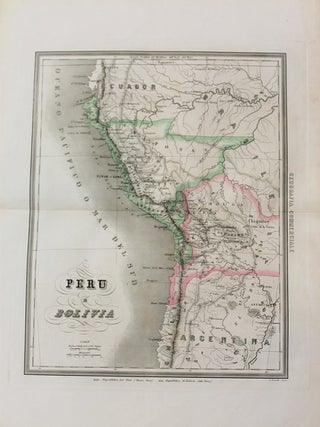 Item #M10758 Peru E Bolivia. Francesco Marmocchi, G. Bonatti