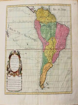 Item #M10778 L'Amerique Meridionale Dressee sur les Observations de Mrs de l'Academie Royale des...