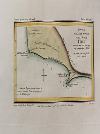 Item #M10802 Esquisse De L'Angle Sud-Est De La Cote De Perse. P F. Tardieu
