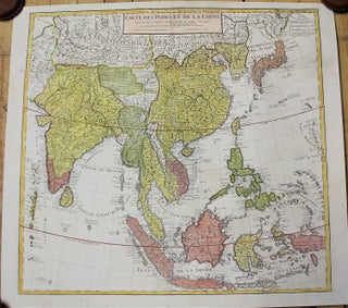 Item #M10804 Carte Des Indes Et De La Chine. Guillaume De L'Isle
