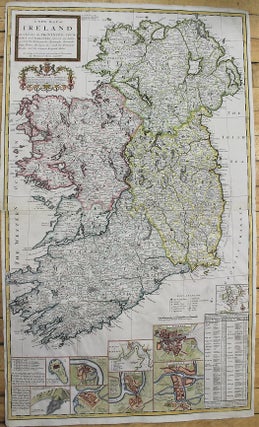 Item #M10813 A New Map of Ireland Divided into its Provinces, Counties and Baronies, wherein are...