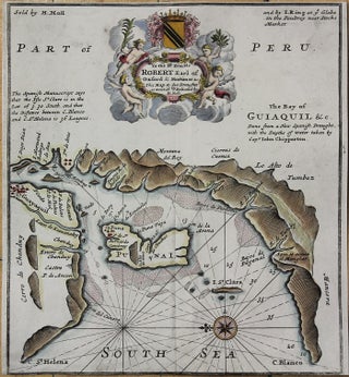 Item #M10817 Part of Peru. The Bay of Guiaqull & c. Done from a New Spanish Draught, with the...