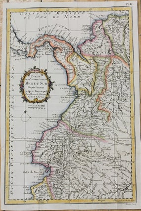 Item #M10819 Carte Des Pays Situes Sur La Mer Du Sud Depuis Panama. Alexander Robertson