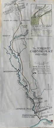Item #M10872 The Toronto Carrying Place 1619-1793The Trail at the North Where it touched the...