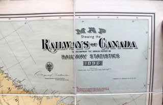 Map Shewing the Railways of Canada to accompany the annual report on Railway statistics.