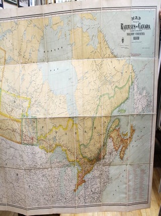 Map Shewing the Railways of Canada to accompany the annual report on Railway statistics.