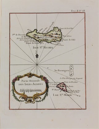 Item #M10898 Partie Orientale Des Isles Acores. J. N. Bellin