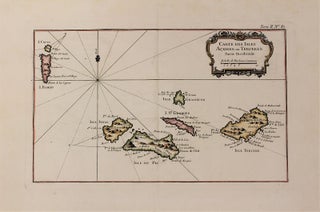 Item #M10902 Carte Des Isles Acores ou Terceres Partie Occidentale. J. N. Bellin