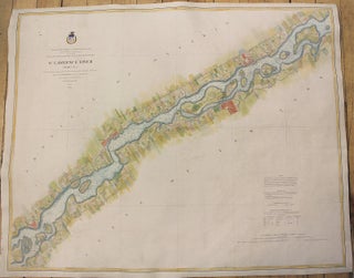 Item #M10903 St. Lawrence River Chart No.2. Major C. B. Comstock