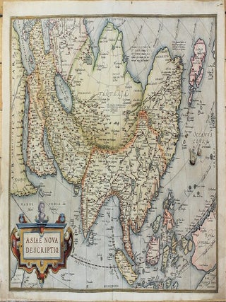 Item #M10946 Asiae Nova Descriptio. Abraham Ortelius
