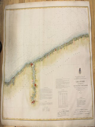 Item #M10970 Lake Ontario. Coast Chart No.5,Thirty Mile Point to Port Dalhousie. Major C. B...