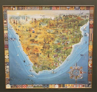 Item #M10977 The Ethnic Map of Southern Africa. Charlotte FK