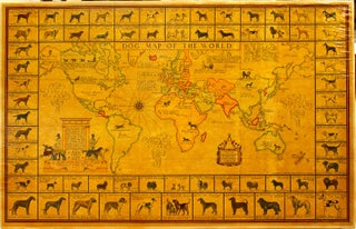 Item #M10993 Dog Map of the World. Joseph P. Sims