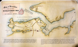 Item #M11003 Map of Brooklyn at the time of the Revolutionary War. Jeremiah Johnson