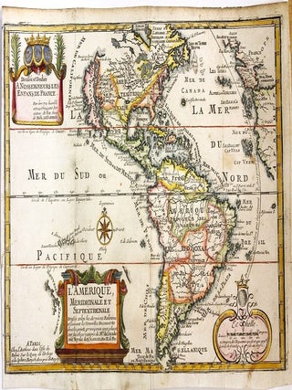 Item #M11008 L'Amerique Meridionale et Septentrionale. Nicolas De Fer