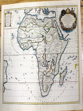 Item #M11022 L'Afrique divisee suivant l'estendue de ses Principales Parties. N. Sanson, Hubert...