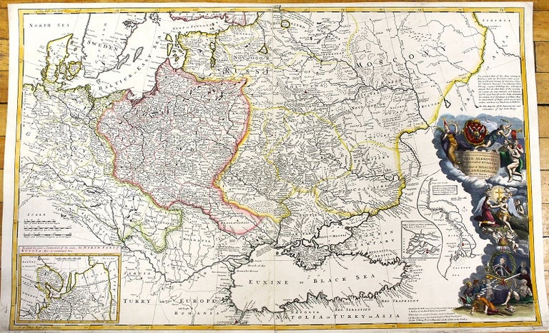 Item #M11028 To His Most Serene and August Majesty Peter Alexovitz Absolute Lord of Russia &c. This Map of Moscovy, Poland, Tartary and ye Black Sea &c. is most Humbly Dedicated. Herman Moll.