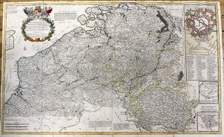 Les Provinces Des Pays-Bas Catholiques ou A Most Exact Map of Flanders or ye Austrian Netherlands...