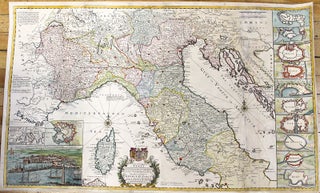A New Map of the Upper Part of Italy Containing ye Principality of Piemont ye Dutchies of Savoy,...