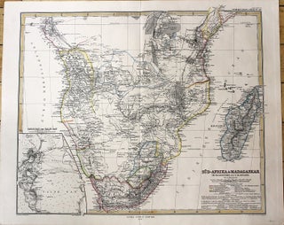Item #M11038 Sud-Afrika & Madagaskar. Adolf Stieler