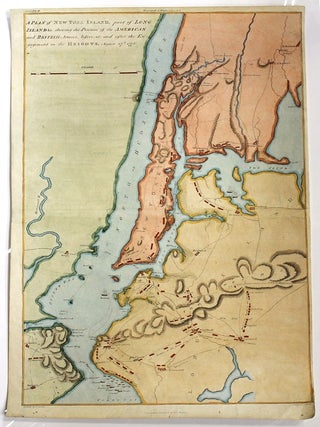 Item #M11055 A Plan of New York Island, Part of Long Island &c. Shewing the Position of the...