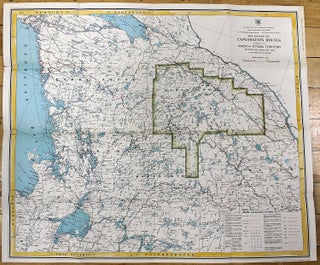 Map Showing the Exploration Routes Through the Huron and Ottawa Territory Between the Years...
