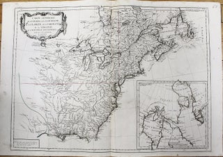 Carte Generale du Canada, de la Louisiane, de la Floride, de la Caroline, de la Virginie, de la...