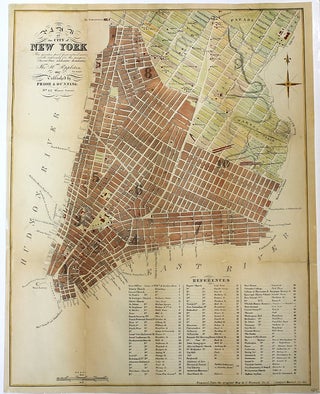 Item #M11069 Plan of the City of New York. The greater part from actual survey made expressly for...