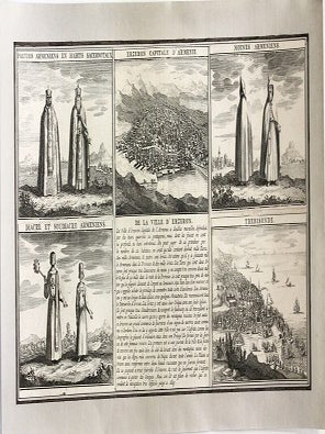 Item #M11072 Pretres Armeniens En Habits Sacerdotaux.; Erzeron Capitale D'Armenie.; Moines...