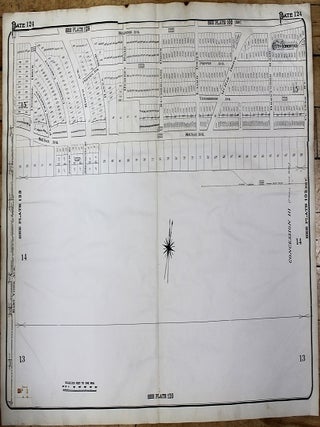 Item #M11103 Atlas City of Toronto Plate 124 [East York Ave., Eglinton Ave., Soudan Ave.,...