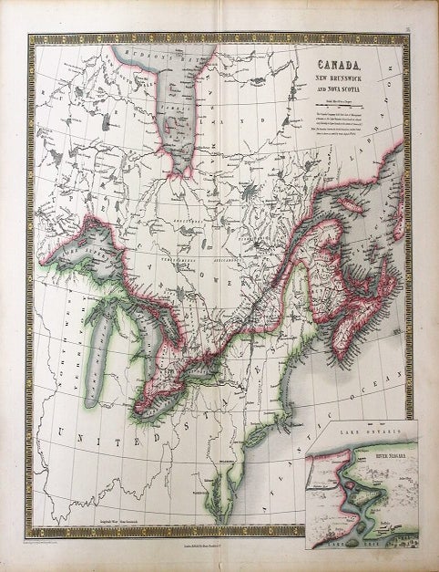 Item #M11106 Canada, New Brunswick and Nova Scotia. J. Dower.