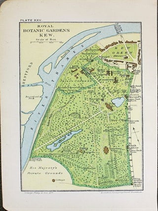 Item #M11140 Royal Botanic Gardens Kew. London Geographical Institute