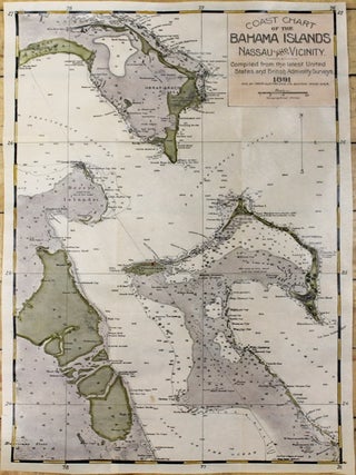 Item #M11161 Coast Chart of the Bahama Islands Nassau and Vicinity. James H. Stark