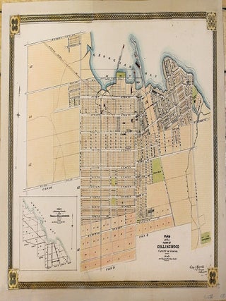 Item #M11180 Plan of the Town of Collingwood County of Simcoe. R. Hamilton