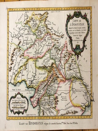 Item #M11194 Carte De L' Indoustan, suivant les Cartes les plus recentes. Jacques Nicolas Bellin