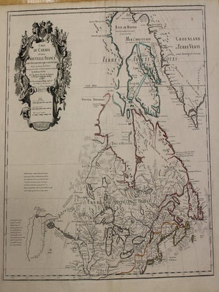 Item #M1121 Carte du Canada ou de la Nouvelle France et des Decouvertes qui y ont ete faites....