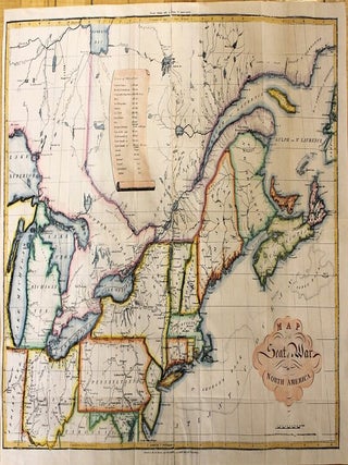 Item #M11220 Map of the Seat of War in North America. John Melish