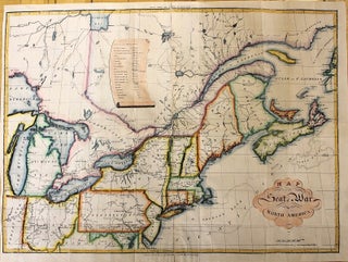 Item #M11220 Map of the Seat of War in North America. John Melish