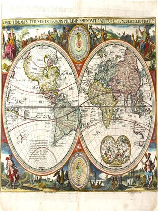 Item #M11240 Orbis Terrarum Typus De Integroin Plurimis Emendatus Auctus Et Icunculis...