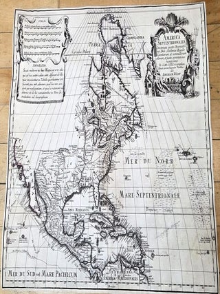 Item #M11252 America Septentrionalis Concinnata juxta Observationes Dnn. Academiae Regalis...