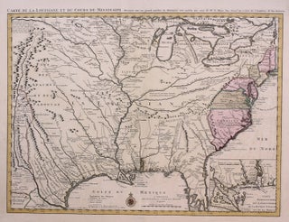 Item #M1127 Carte de la Louisiane et du Cours du Mississipi Dressee sur un grand nombre de...