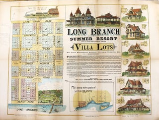 Item #M11273 Long Branch Summer Resort.Plan Shewing relative Position of Long Beach. Unwin...