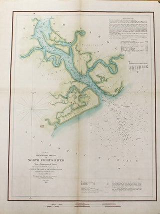 Item #M11275 Preliminary Sketch of North Edisto River From a Trigonometrical Survey. A D. Bache,...