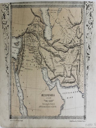 Item #M11281 Mesopotamia including "The East" illustrating the History of Abraham, Isaac & Jacob....