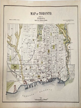 Item #M11319 Map of Toronto. H J., W A. Browne, A T. Cotterell