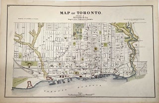 Item #M11319 Map of Toronto. H J., W A. Browne, A T. Cotterell