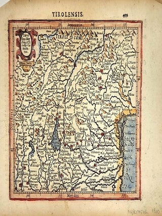 Item #M11337 Tirolensis. Tarvisina Marchia et Tirolis Comitatus. Gerhard Mercator