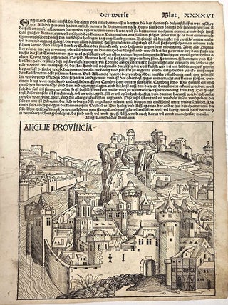 Item #M11338 Anglie Provincia. Hartmann Schedel