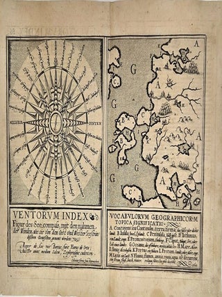 Item #M11340 Ventorum Index / Vocabulorum Geographicorum. Matthias Quad